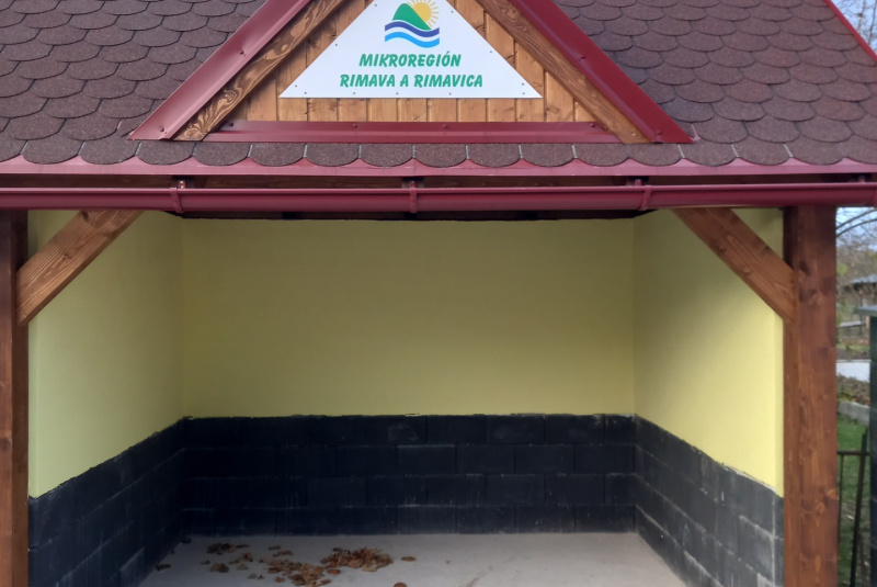 Projekty / Vybudovanie autobusovej zastávky - foto